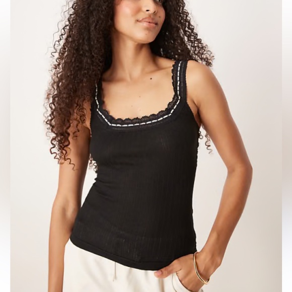 Free People Tops - **NWT** FP Only You Ribbon Detail Tank Top